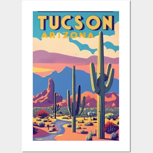 A Vintage Travel Art of Tucson - Arizona - US Posters and Art